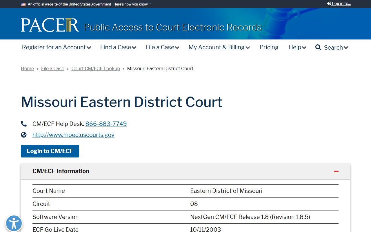 Schuyler County federal court dockets PACER CM ECF lookup