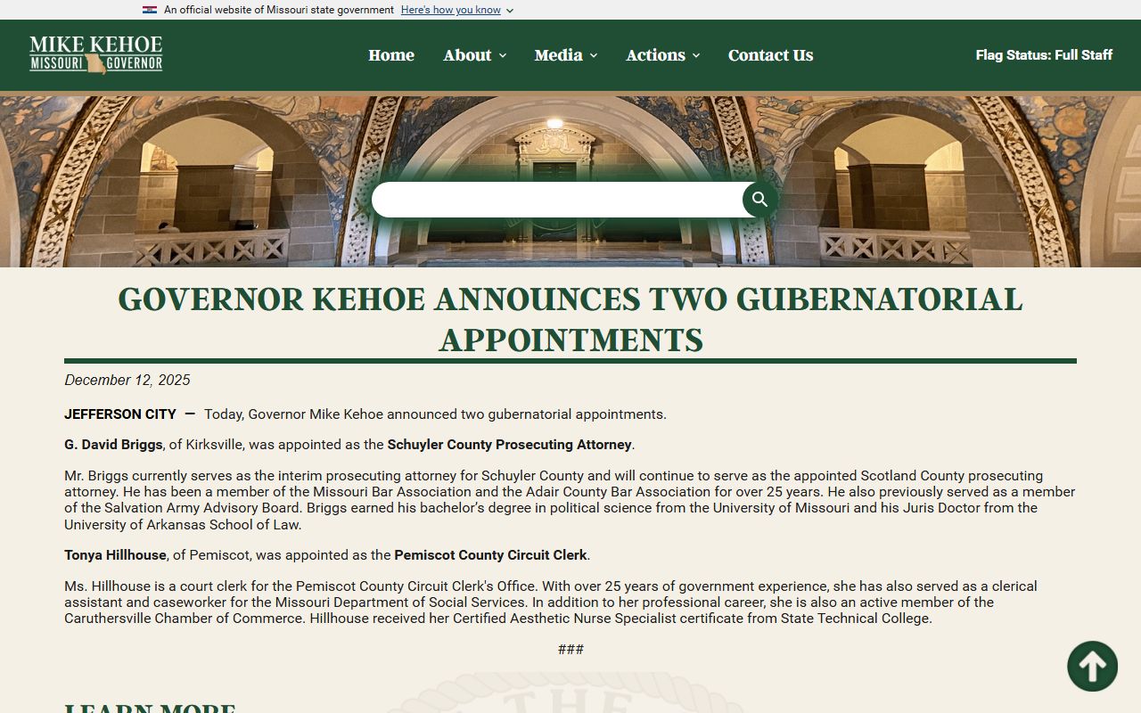 Schuyler County criminal court records prosecutor appointment source