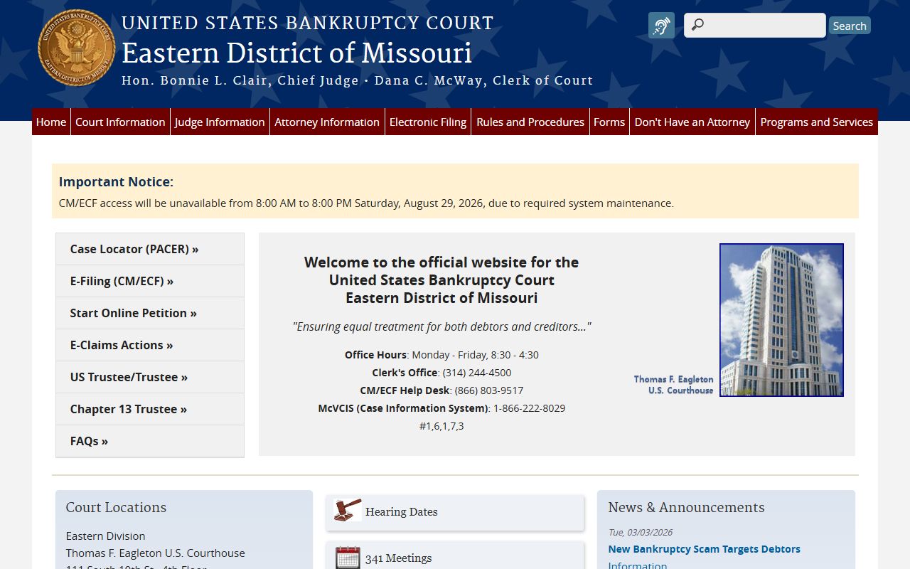 Schuyler County court records federal bankruptcy court