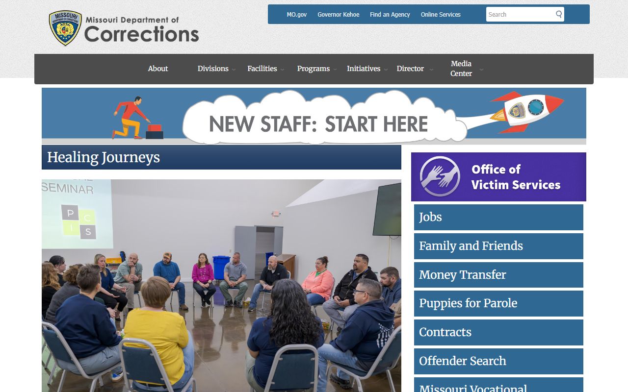 Schuyler County inmate search Missouri Department of Corrections homepage